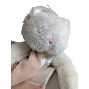 Bunnies By The Bay RETIRED Purr-ty Kitty Buddy Blanket 16" Cuddle Plush For Baby
